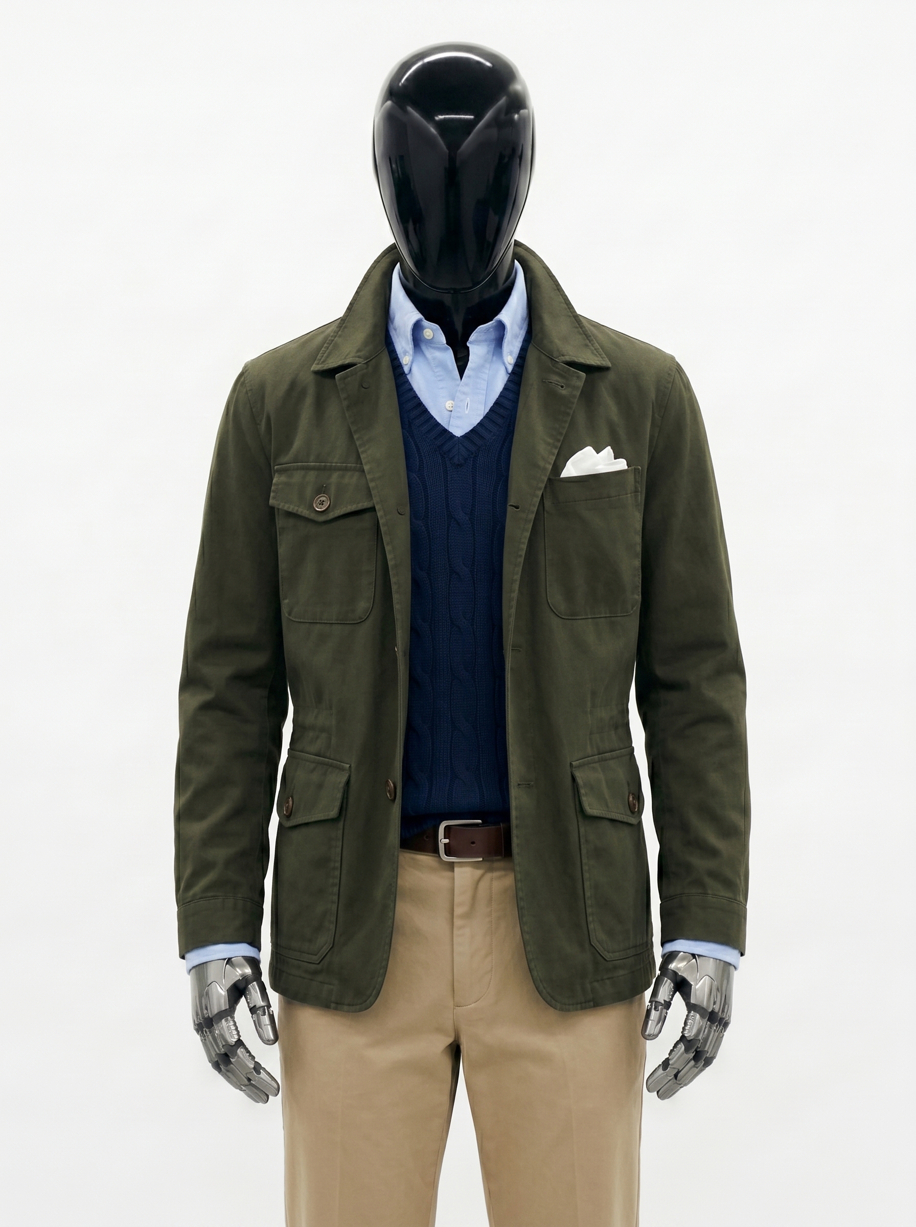 Cybernetic Chalk Blazer